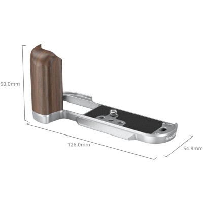 4735 Wooden L-Shape Grip For X-T50 (Silver)