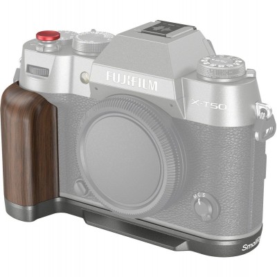 4736 Wooden L-Shape Grip For X-T50 (Charcoal Silver)