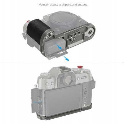 4783 Silicone L-Shape Grip For X-T50 (Black)