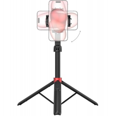 4729 Portable Selfie Stick Tripod ST 25 Black