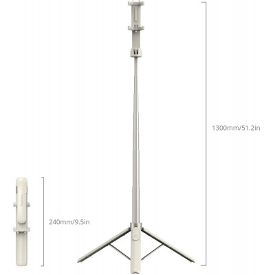 4730 Portable Selfie Stick Tripod ST 25 White