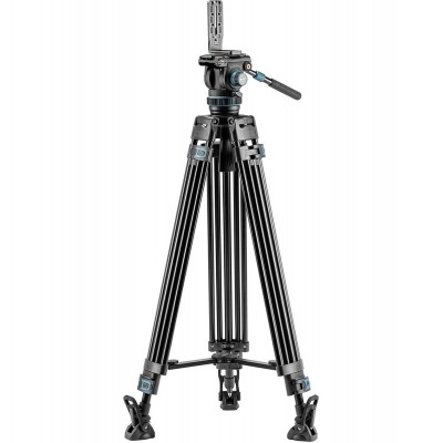Heavy-Duty Fluid Head Video Tripod DV-5A