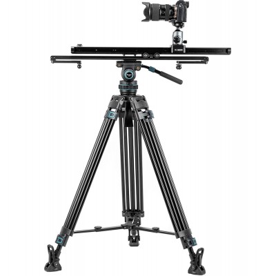 Heavy-Duty Fluid Head Video Tripod DV-5A