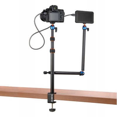 Camera Desk Mount Stand CDMS 2A Black / Blue