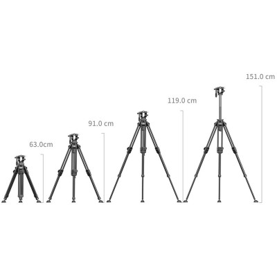 Lightweight Video Carbon Fiber Tripod Kit AD 50 Pro 4420