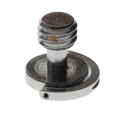 3/8 inch Metal Screw w/ D-Ring Silver