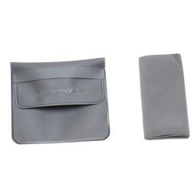Microfiber lens Cleaning Cloth Grey