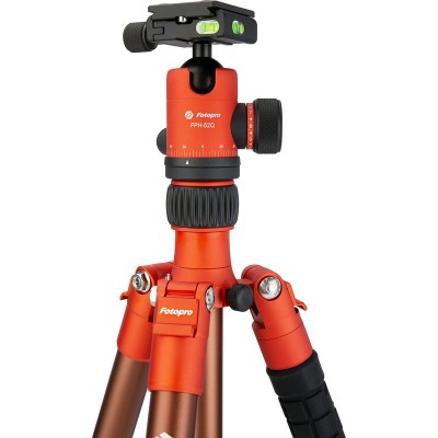 X-GO Chameleon Tripod w/ FPH-52Q Ball-Head Orngebrwn