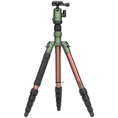 X-GO Gecko Tripod w/ FPH-42Q Ball Head Green Brown