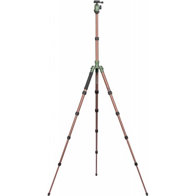 X-GO Gecko Tripod w/ FPH-42Q Ball Head Green Brown