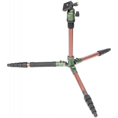 X-GO Gecko Tripod w/ FPH-42Q Ball Head Green Brown