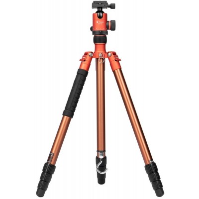 X-GO Predator Tripod w/ FPH-62Q Ball Head Orangebrown