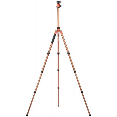 X-GO Predator Tripod w/ FPH-62Q Ball Head Orangebrown