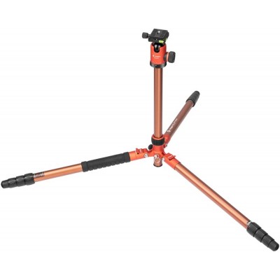 X-GO Predator Tripod w/ FPH-62Q Ball Head Orangebrown