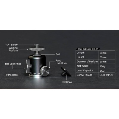 Mini Hot Ball Head HB-01