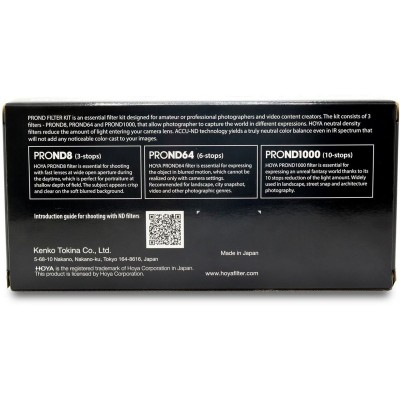 62.0mm Pro ND Filter Kit 8/64/1000