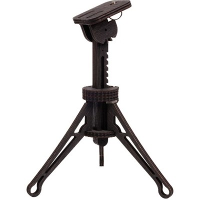 Decorative Camera Tripod Wood Dark Brown
