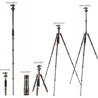 Tripod BA225 Carbon Ultra Compact