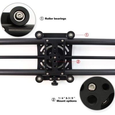 P1 100cm Carbon Camera Slider (w/ KMS-S2)