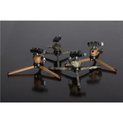 Pocket Mini Tripod MT-01 + Ball Head LH-25 Wood