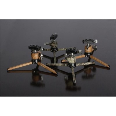 Pocket Mini Tripod MT-01 + Ball Head LH-25 Wood