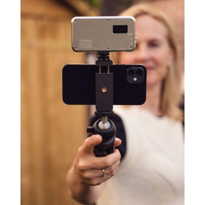 Video Kit / Vlog Set: Mini-Tripod + Phone Holder