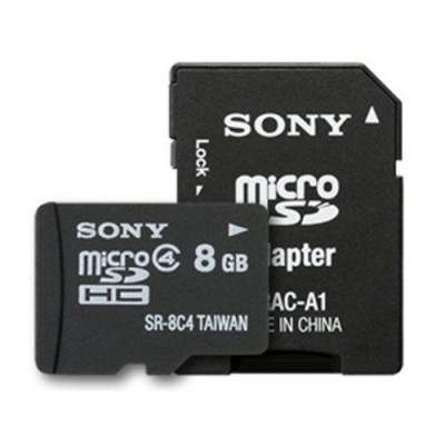 micro SDHC 8GB Class 4 (incl. SD adaptor)