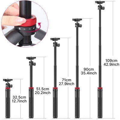 MT-44 Selfiestick Tripod Phone And Camera 146cm