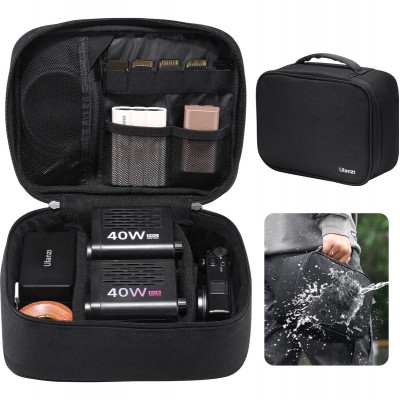 OM-02 Opbergtas 24.5x19x10cm w/ Dividers - Black