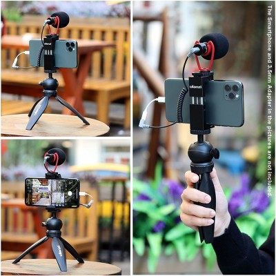 Smartphone Vlog Kit 3: Table Tripod + Houder + Mic